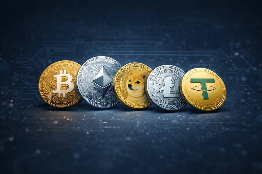 Top 5 Cryptocurrencies for Online Gambling